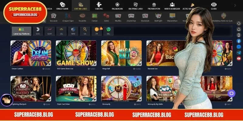 Live Casino ng SUPERACE88: Real-Time na Kasiyahan at Luho