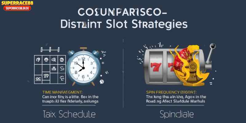 A side-by-side comparison of slot strategies – time management vs. spin frequency